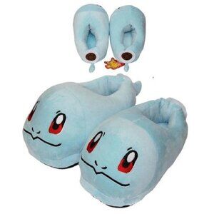 Squirtle Plush Slippers Closed Toe Cozy Indoor Universal Fit Adult Teen